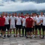 Mannschaftsfoto vom Trainingslager 2025 der Fußballer in Österreich
